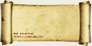 Isidor Smiljković vizit kartica